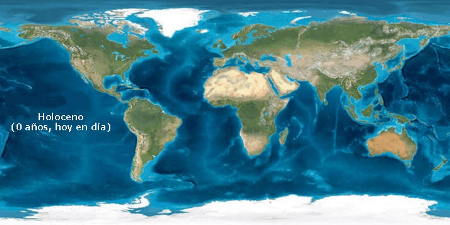 Mapa holoceno
